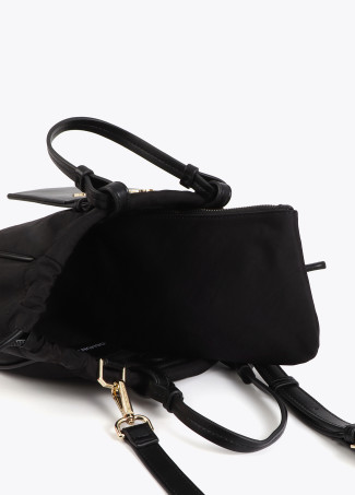 Mini shopper combinado nylon y PU