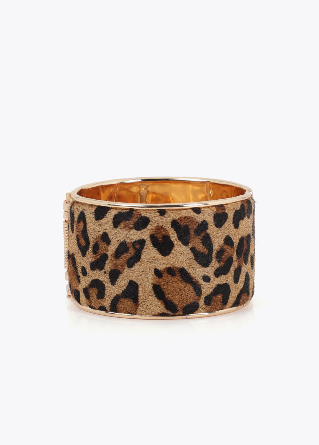 Armband mit Animalprint und Streifen