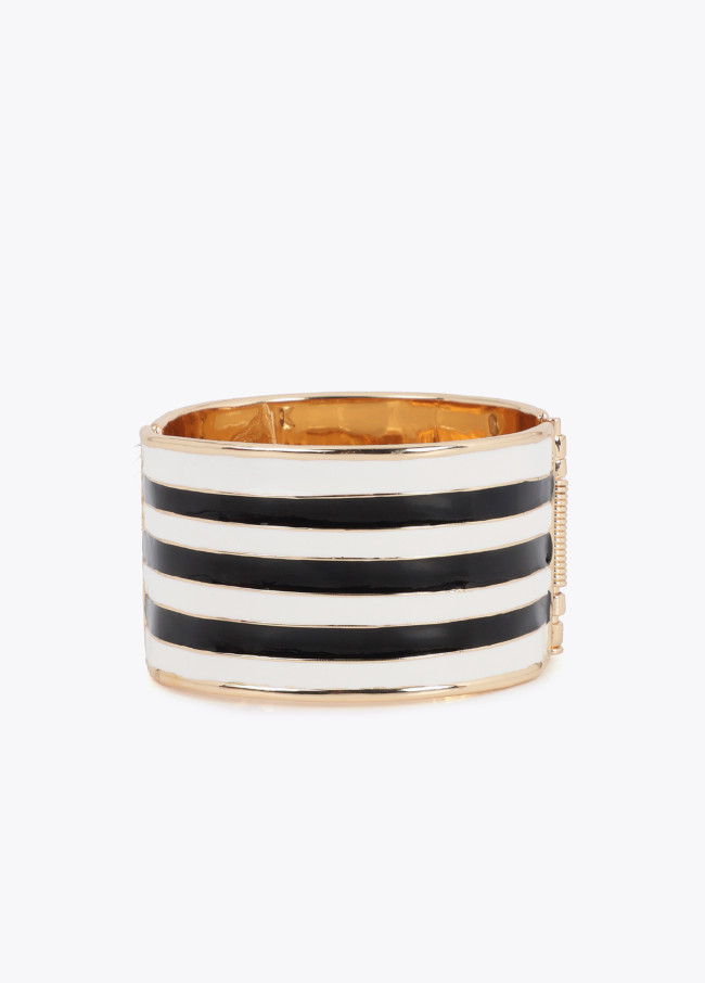 Animal Print and Stripes Bracelet