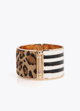 Bracciale Stampa Animalier e Rigato