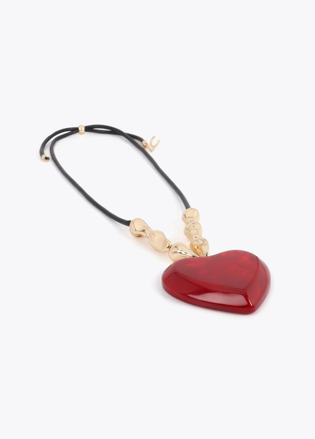 Collana Lunga Pendente Cuore