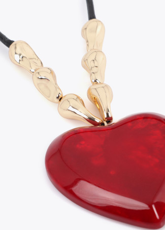 Collier Long Pendentif Cœur