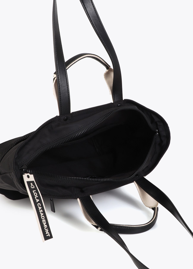 Shopper nylon negro