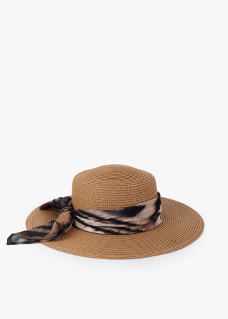 Chapéu com Laço Estampado