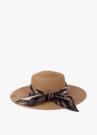 Chapeau avec Nœud Imprimé