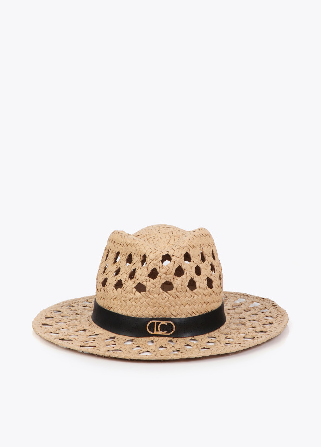 Cappello bicolore con cinturino personalizzato