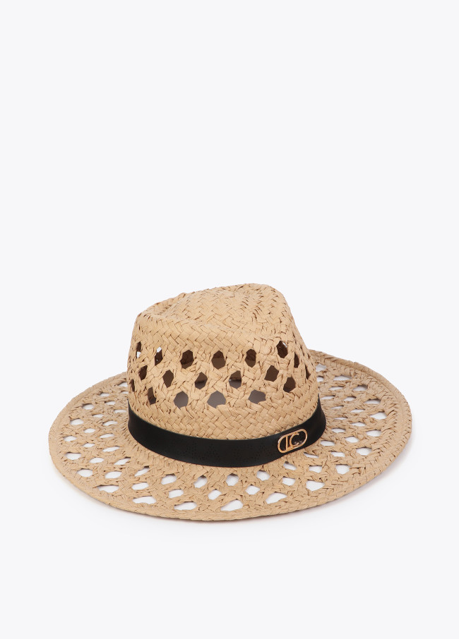 Cappello bicolore con cinturino personalizzato