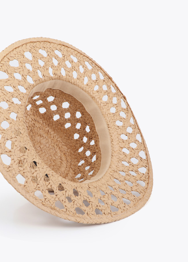 Cappello bicolore con cinturino personalizzato