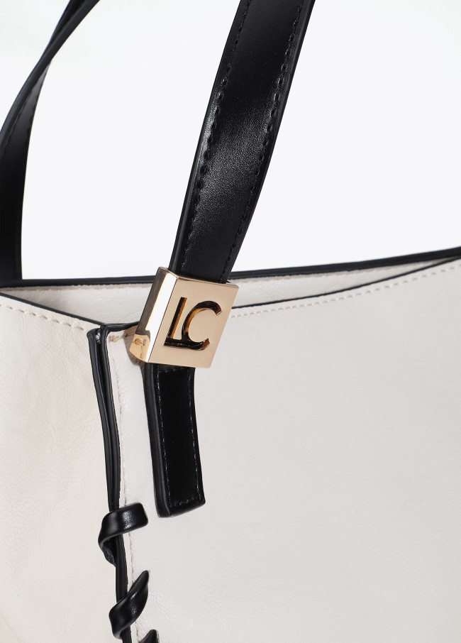 Shopper with Contrasting Braided Detail