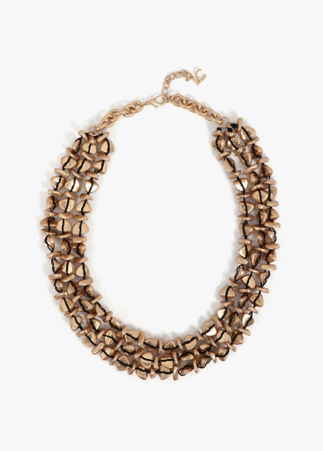 Collier multi-rangs à perles