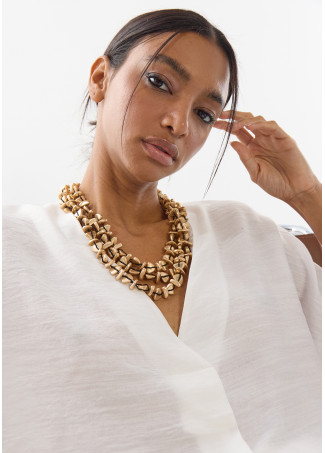 Multi-Strand Beaded Necklace