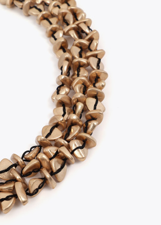 Collana multistrato con perline