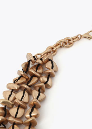 Collier multi-rangs à perles