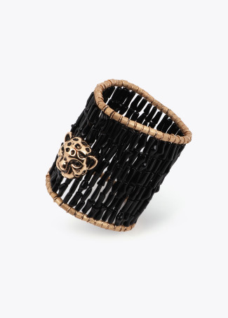 Bracelet élastique léopard personnalisé