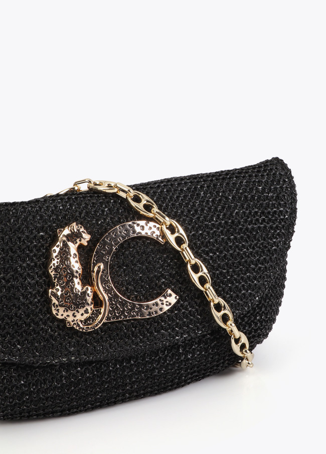 Sac Événement Effet Raphia Logo Léopard