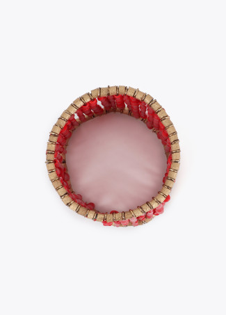 Bracelet Élastique Corail