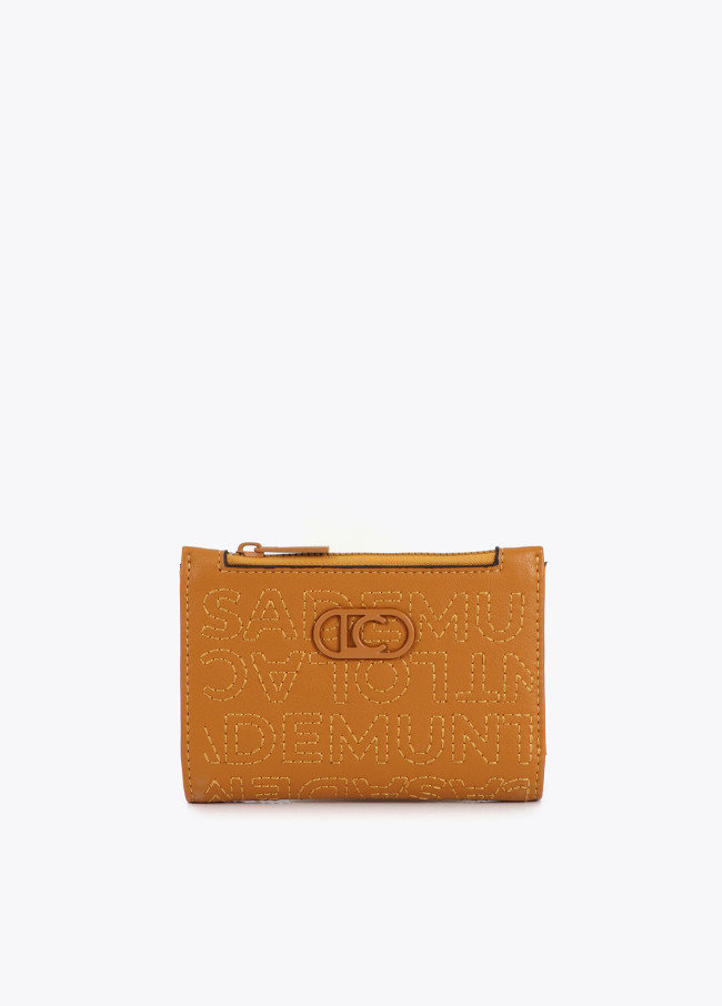 Stitched Logo Wallet
