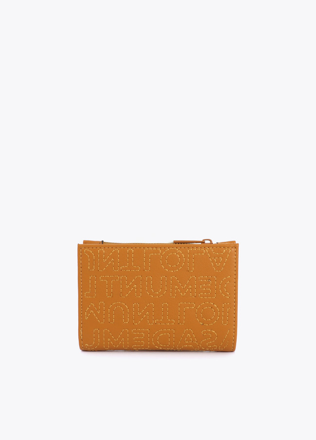 Stitched Logo Wallet