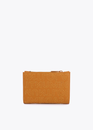 Stitched Logo Wallet