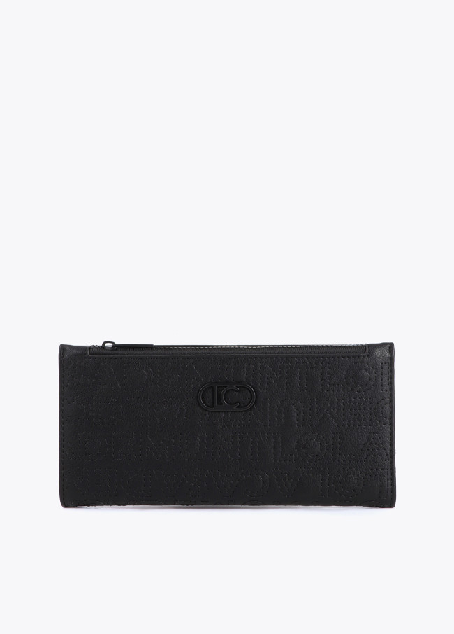 Stitched Logo Wallet.