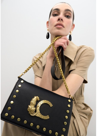 Bandolera con solapa LC animal tachas