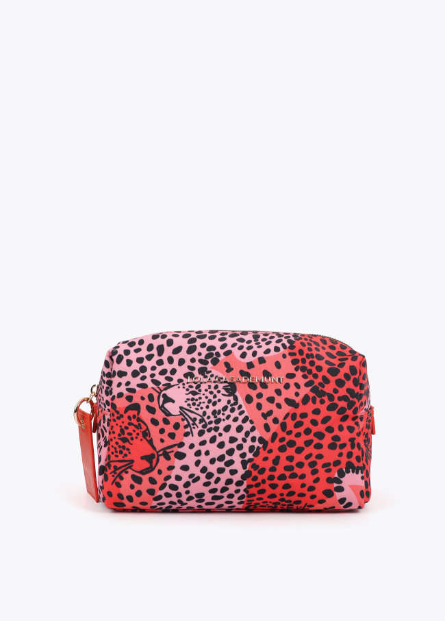 Nécessaire en Nylon Imprimé Multicolore