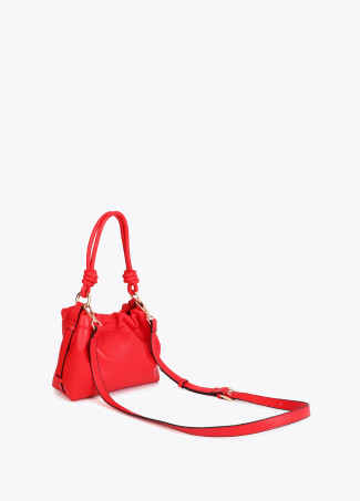 Lined Red Crossbody Bag