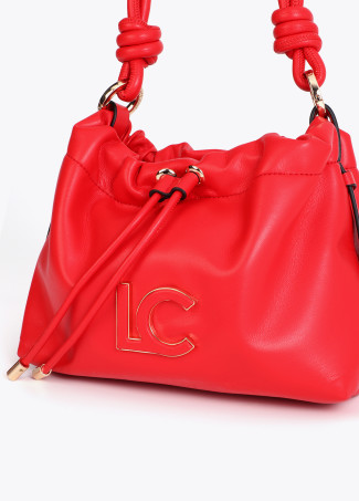 Lined Red Crossbody Bag