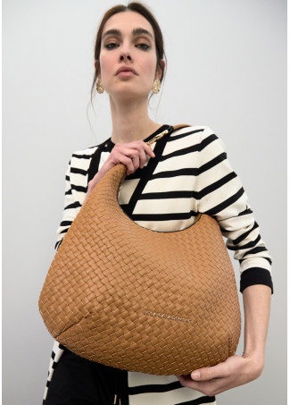 Borsa Hobo Intrecciata