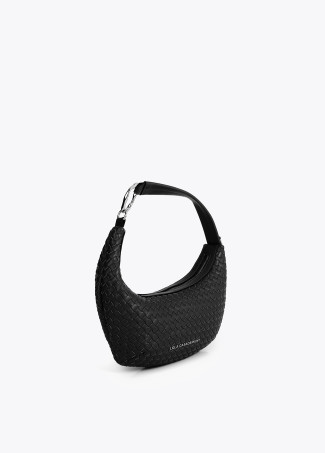 Geflochtene Halbmond-Tasche