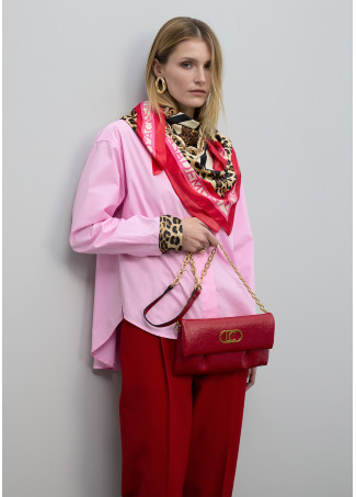 Flap Crossbody with Pleats