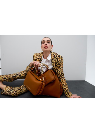 Mini Sac Bandoulière Métallique Découpé