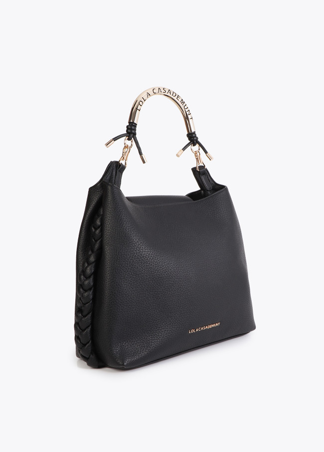 Cut-out Metal Handle Shopper