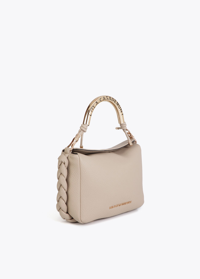 Crossbody Bag with Cut-Out Metal Handle