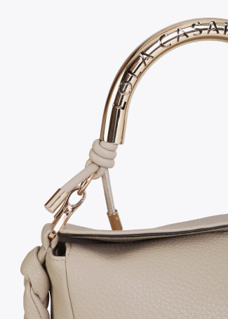 Crossbody Bag with Cut-Out Metal Handle