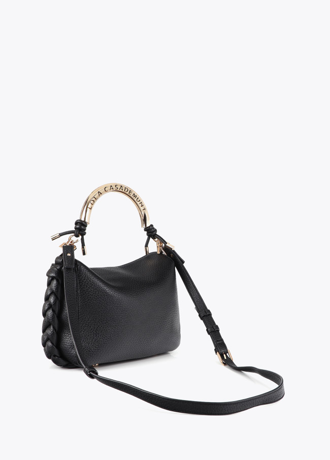 Crossbody Bag with Cut-Out Metal Handle