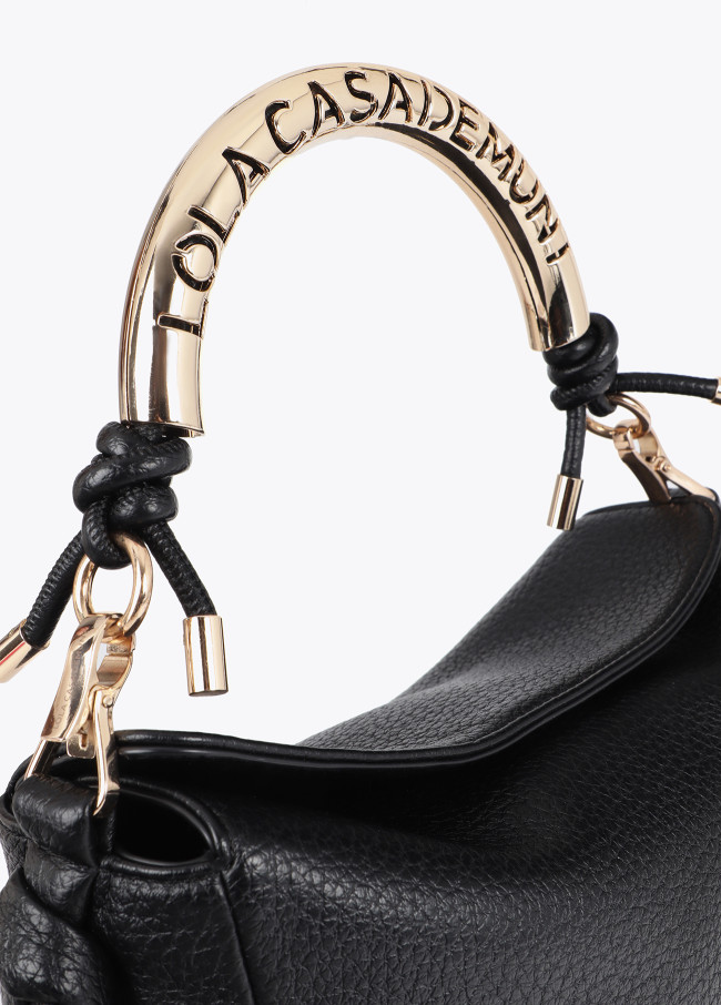 Crossbody Bag with Cut-Out Metal Handle