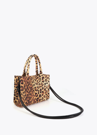 Leopard Print Mini Shopper