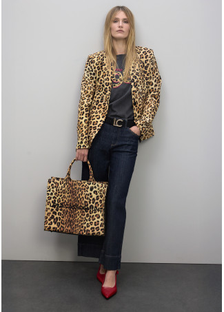 Shopper imprimé léopard