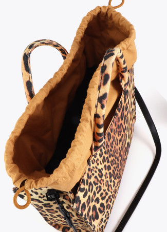 Shopper estampa leopardo