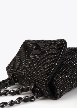 Borsa a Spalla Strass