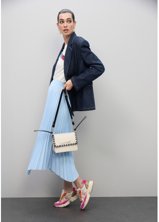 Contrasting Braided Detail Crossbody Bag