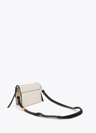 Crossbody-Tasche mit Geflochtenem Kontrastdetail