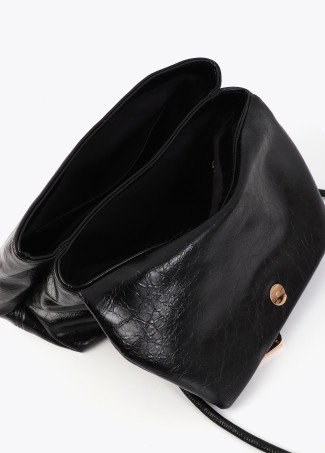 Crossbody bag with flap and bow detail