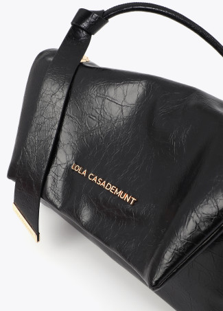 Crossbody bag with flap and bow detail