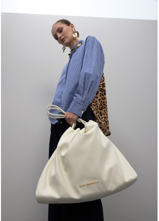 Shopper Bag with Bow Detail