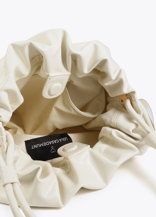 Shopper Bag with Bow Detail