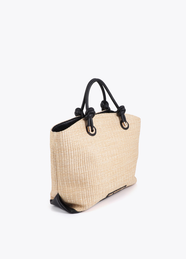 Sac Cabas Effet Raphia