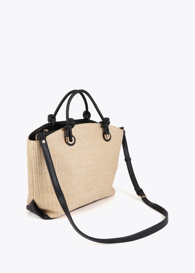 Sac Cabas Effet Raphia