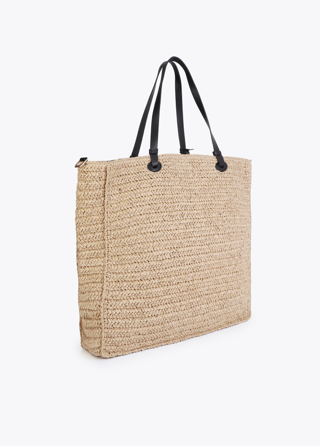 Borsa in Rafia Destrutturata Summer Club